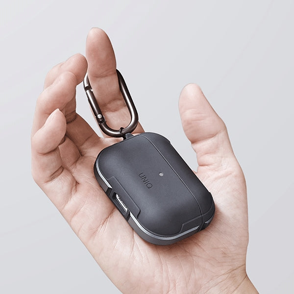 Uniq Valencia AirPods Pro Case Black/Midnight Black Antimikrobiel