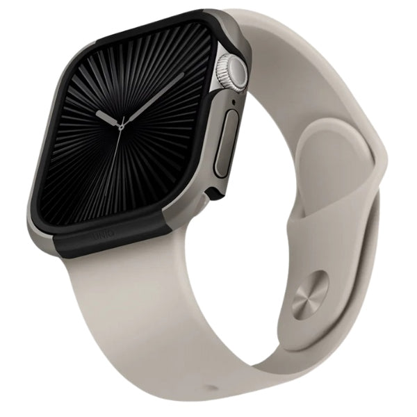Uniq-kasse Valencia Apple Watch Series 46 mm sølv/titanium sølv