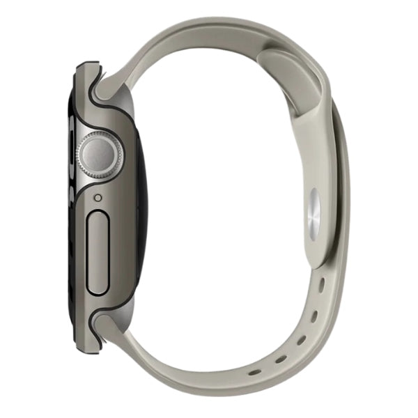Uniq-kasse Valencia Apple Watch Series 46 mm sølv/titanium sølv