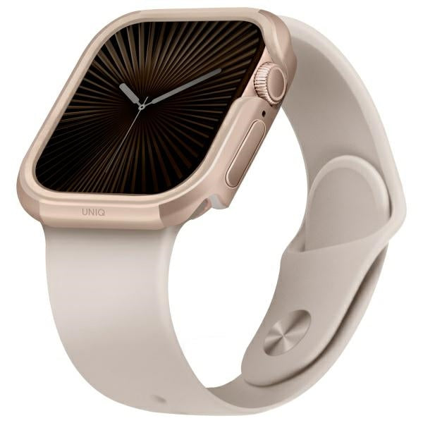 Uniq-kasse Valencia Apple Watch Series 46 mm guld/guld