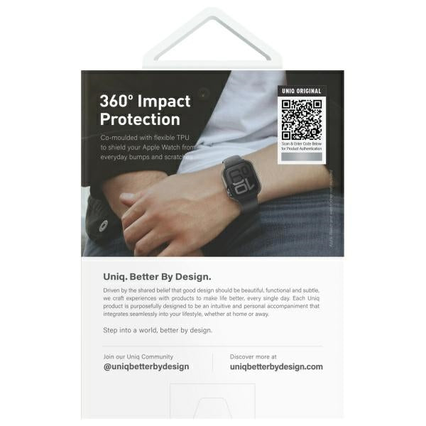 Uniq-kasse Valencia Apple Watch Series 46 mm guld/guld