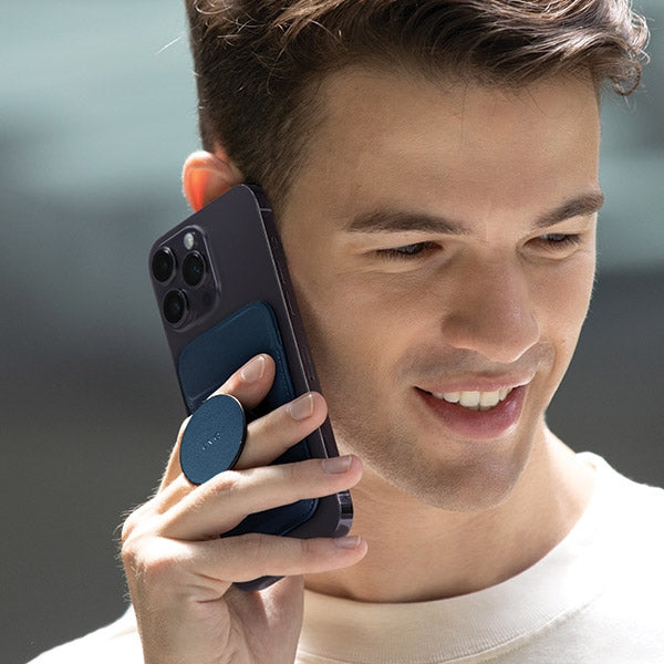 Uniq Flixa Magnetic Card Wallet med Stand Black/Jet Black MagSafe