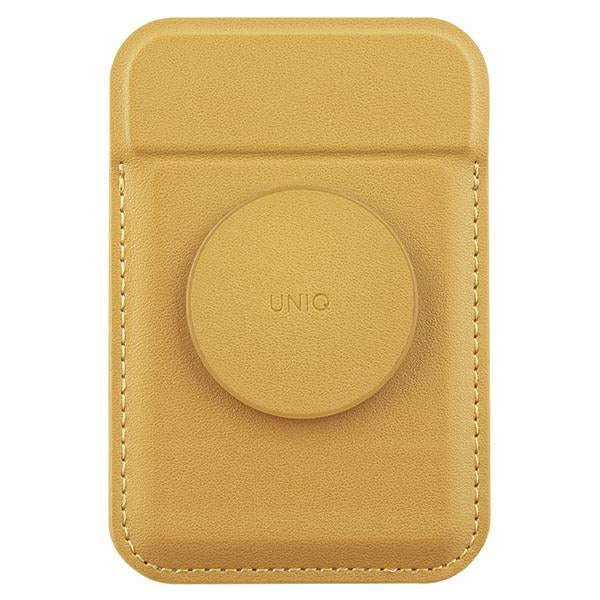 Uniq Flixa Magnetic Card Wallet med Stand Yellow/Canary Yellow MagSafe