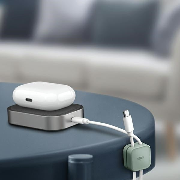 Uniq Pod selvklæbende kabelorganisator - sæt på 8 - orange