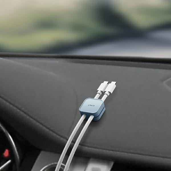 Uniq Pod selvklæbende kabelorganisator sæt på 8 Grey/Chalk Grey