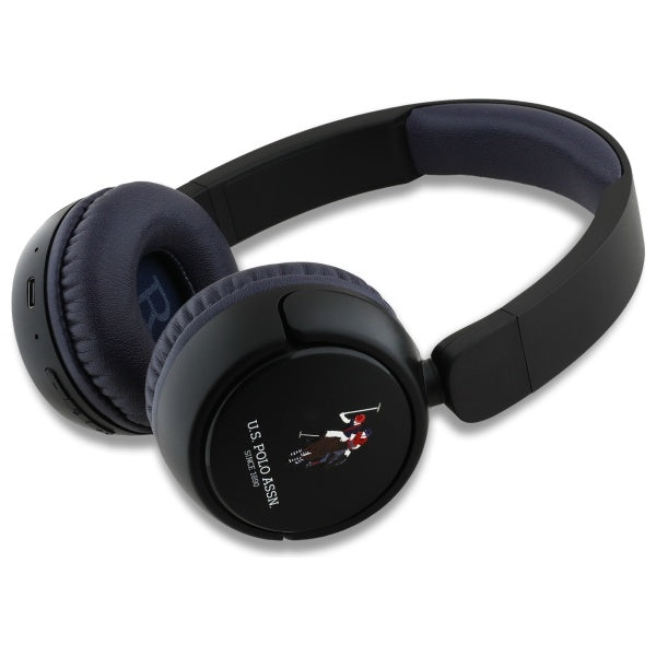 US Polo Bluetooth On-Ear Headphones USHPV6PCOV Navy DH Farve Logo
