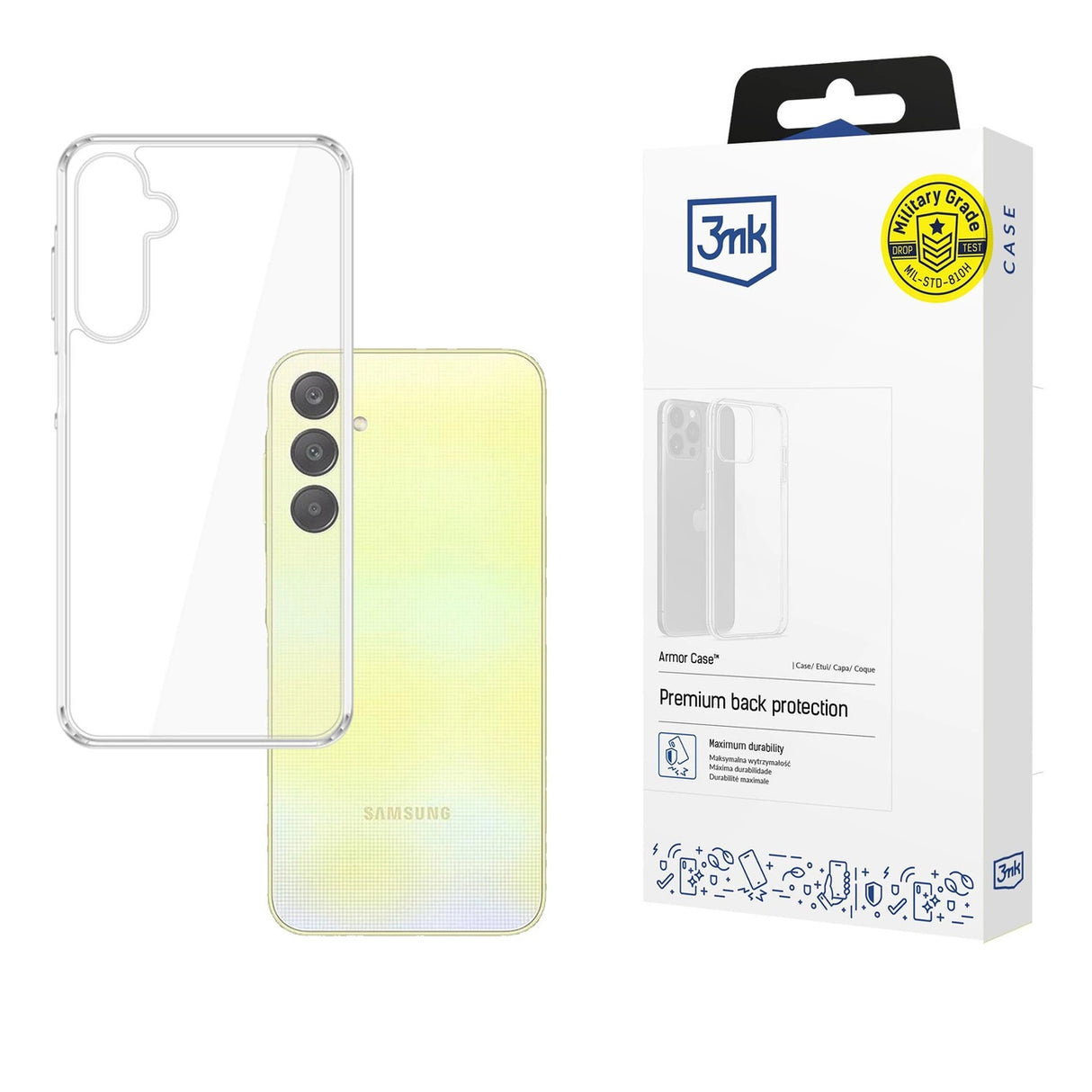 3mk Armor Case til Samsung Galaxy A26 5G - Gennemsigtig