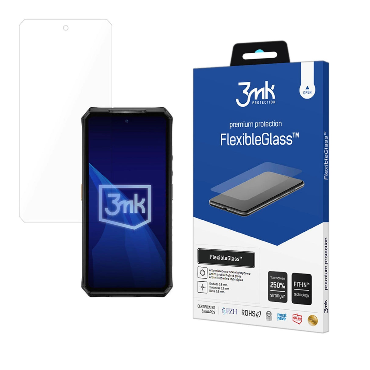 3mk FlexibleGlassTM Hybrid Glass til Ulefone Armor 28 Ultra
