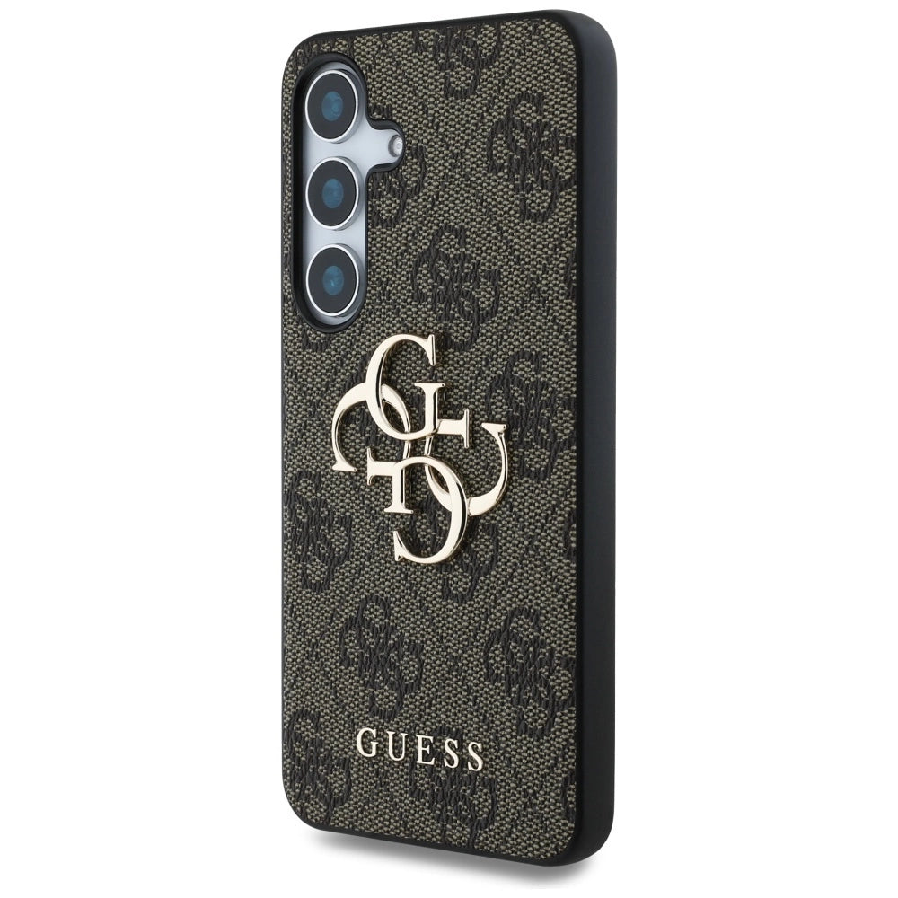 Guess Big 4G Logo Classic Logo Case til Samsung Galaxy S25 Brunt