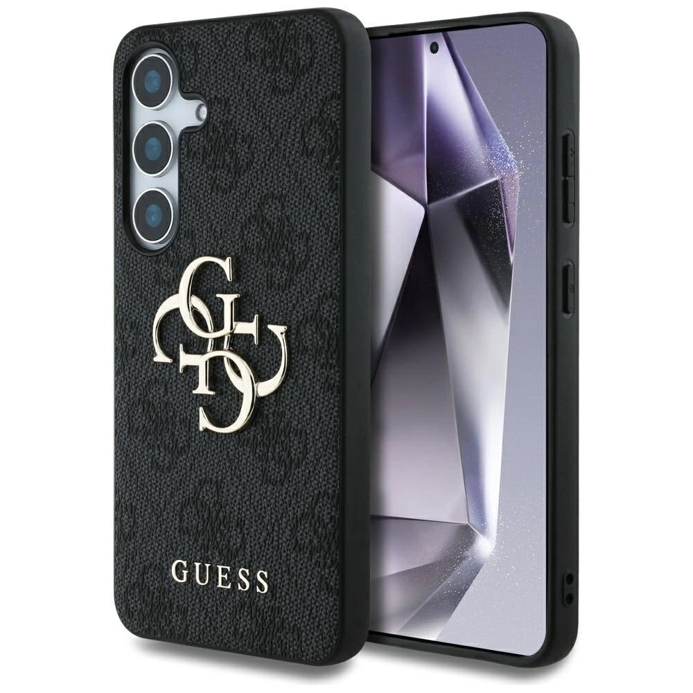 Guess Big 4G Logo Classic Logo Case til Samsung Galaxy S25 sort