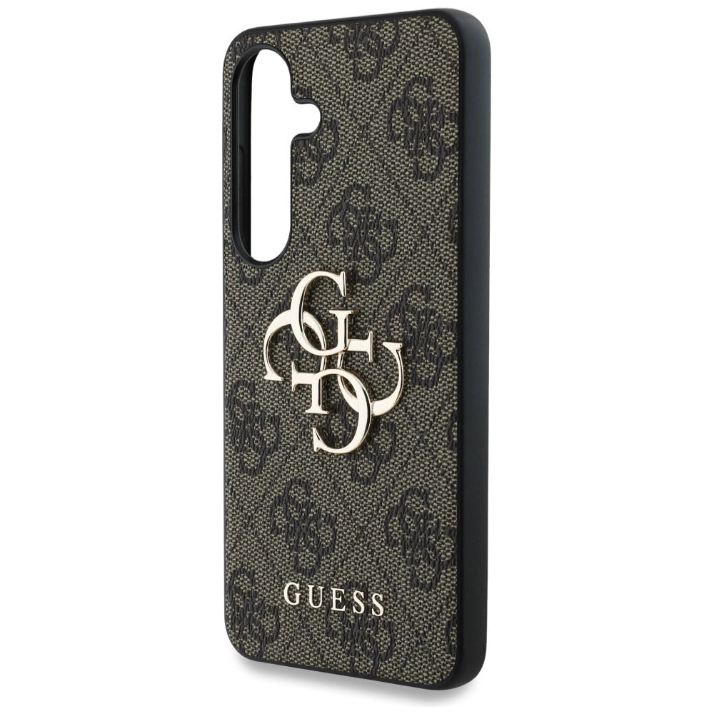 Guess Big 4G Logo Classic Logo Case til Samsung Galaxy S25 Plus Brunt