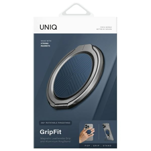 Uniq Gripfit 360 Magnetisk Mount&Kickstand Magnetisk Holder blå/safirblå