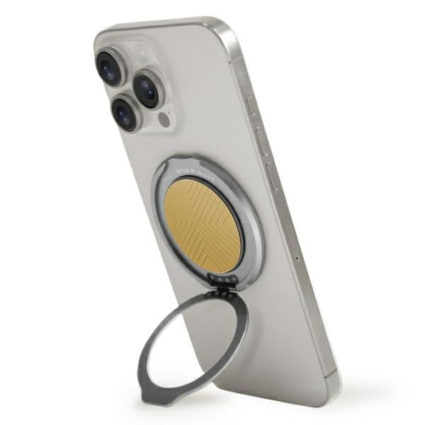 Uniq Gripfit 360 Magnetisk Mount&Kickstand Magnetisk Holder gul/canary gul