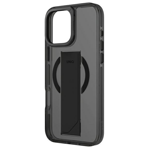 Uniq Heldro Max iPhone 16 Pro 6.3" Magclick opladning Case Black/Vapour Smoke