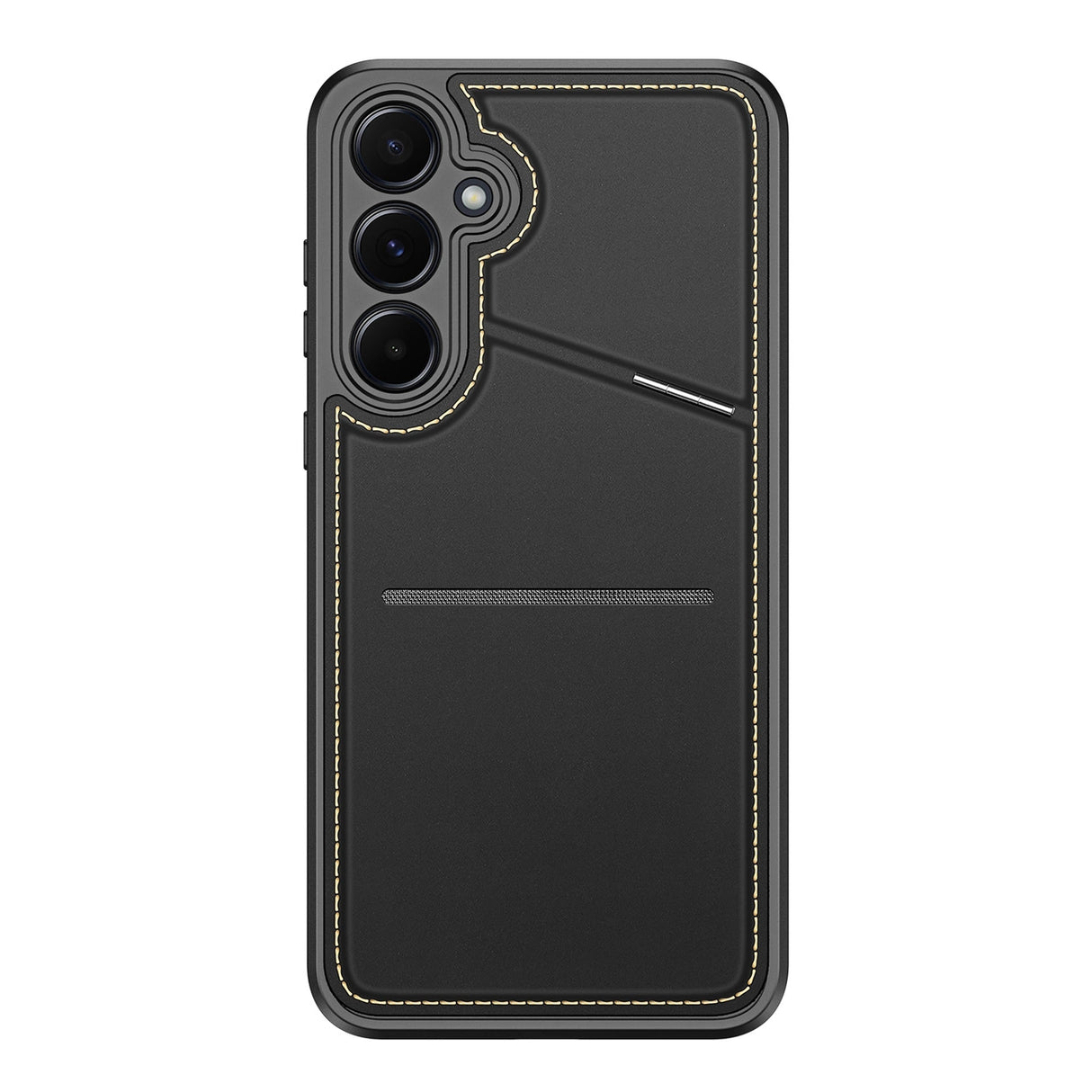 Dux Ducis Rafi II Case for Samsung Galaxy S25+ with Stand and Wallet - Black