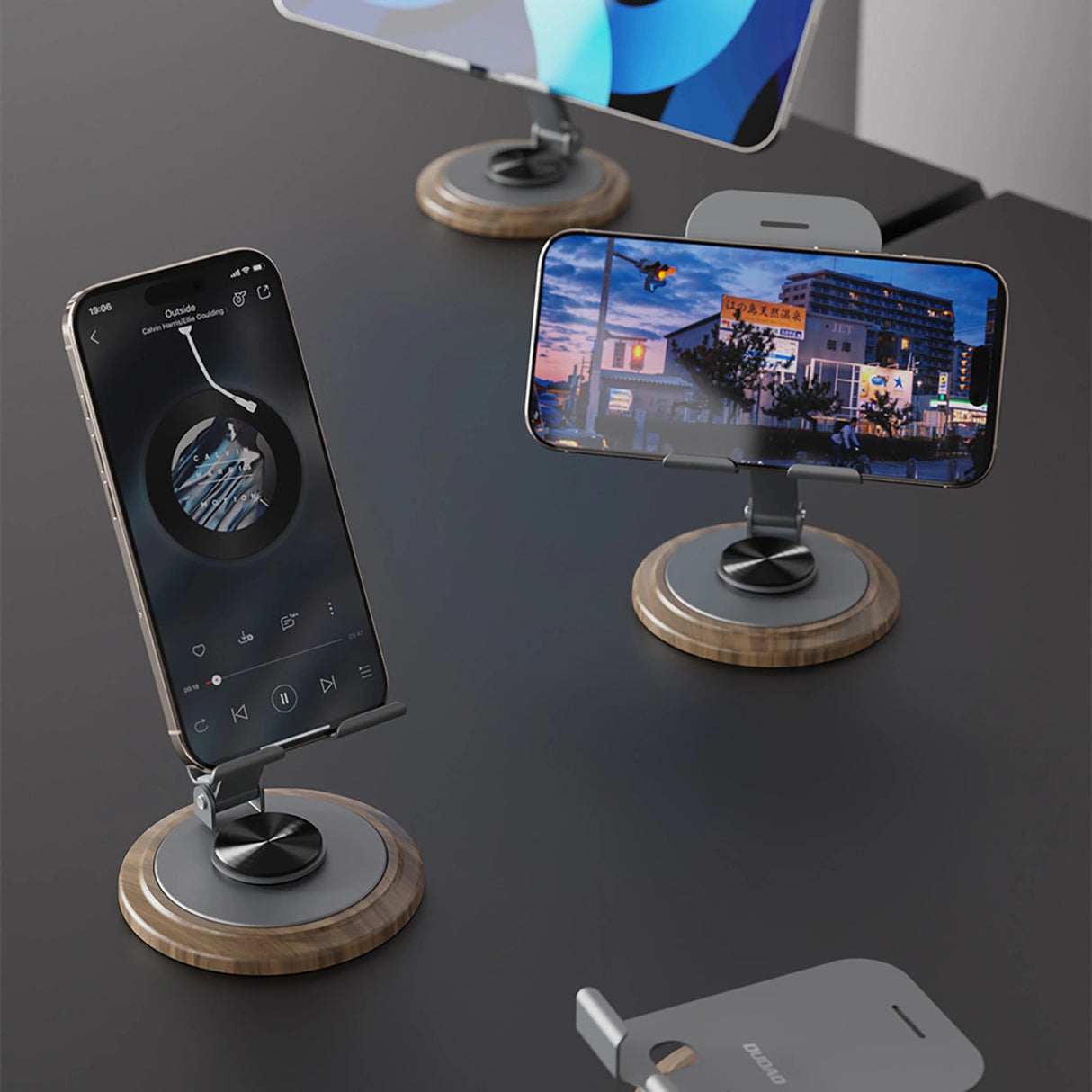 Dudao F17M 360° metaltelefonstativ - grå