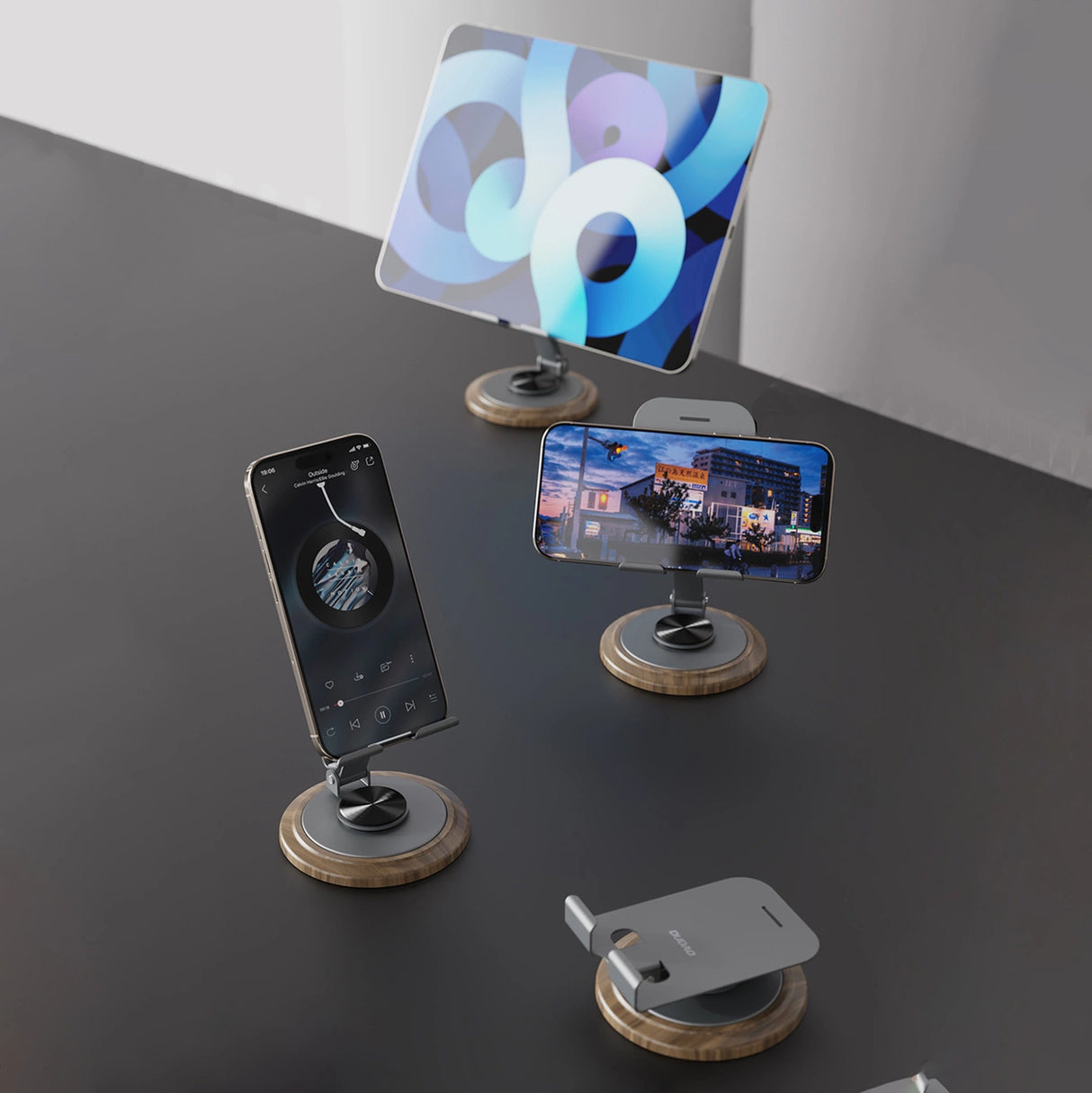 Dudao F17M 360° metaltelefonstativ - grå