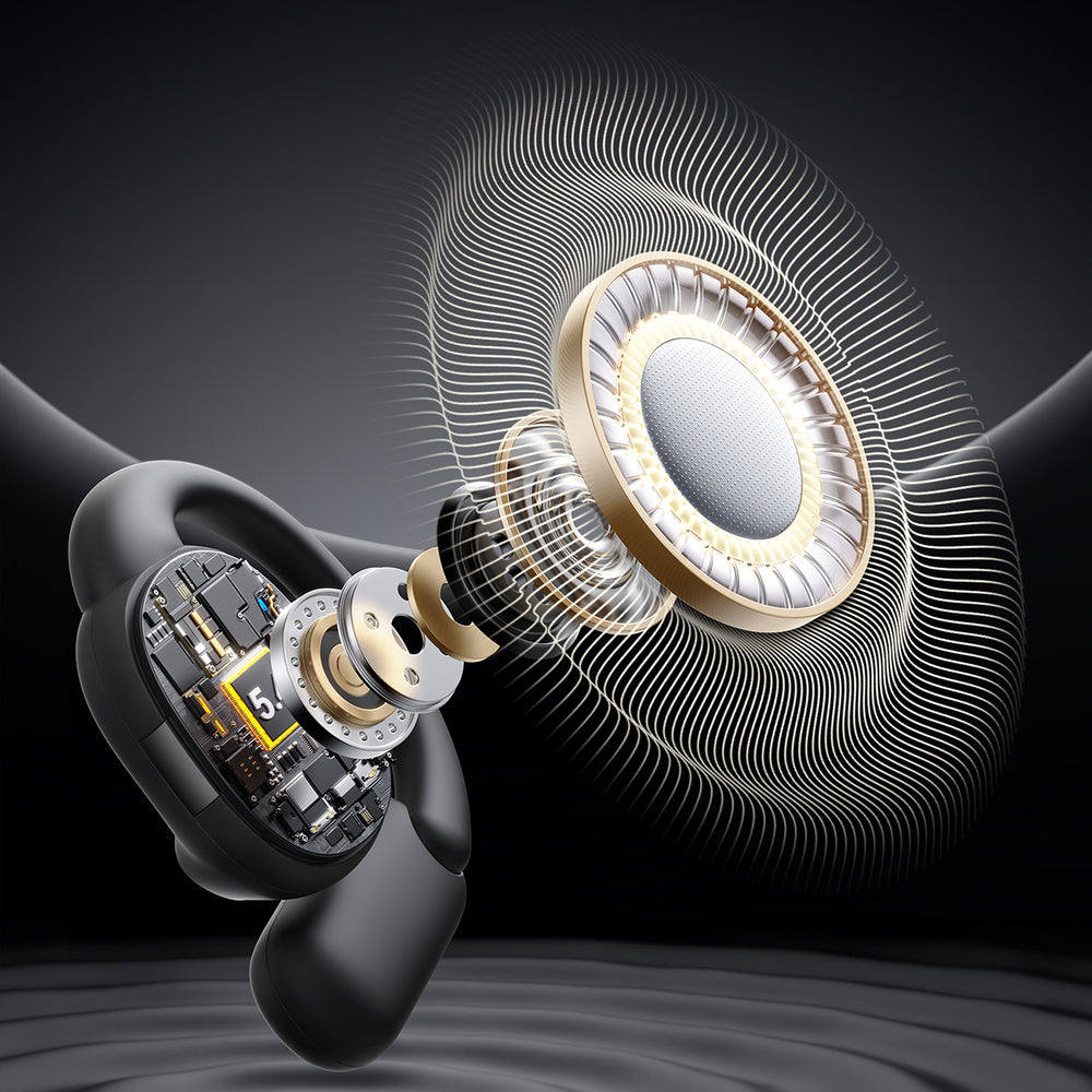 Joyroom Openfree JR-OE4 åbne øre TWS trådløse hovedtelefoner sort