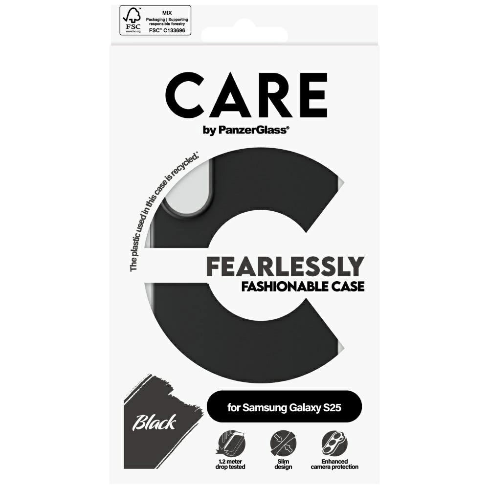 CARE af PanzerGlass Fashion Case til Samsung Galaxy S25 - sort
