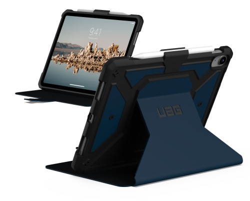 UAG Metropolis SE Case med Apple Pencil Holder til iPad 10.9 (10th Gen.) - Navy Blue