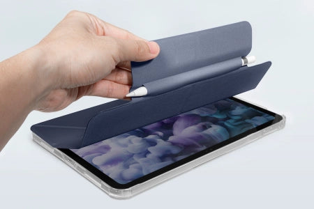 LAUT Huex Folio Case med Apple Pencil Holder til iPad 10.9" 10 (gen.) - Navy Blue