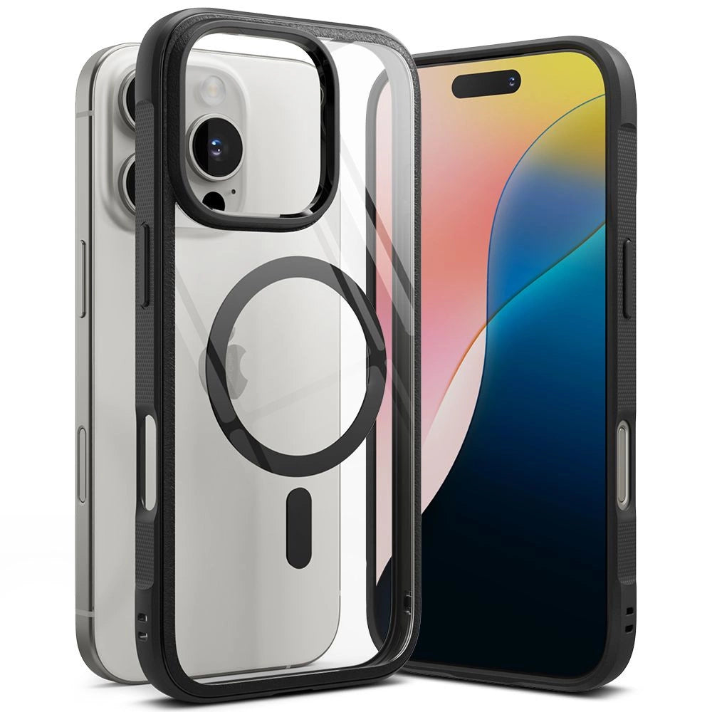 Ringke Fusion Bold MagSafe Case til iPhone 16 Pro Max - sort