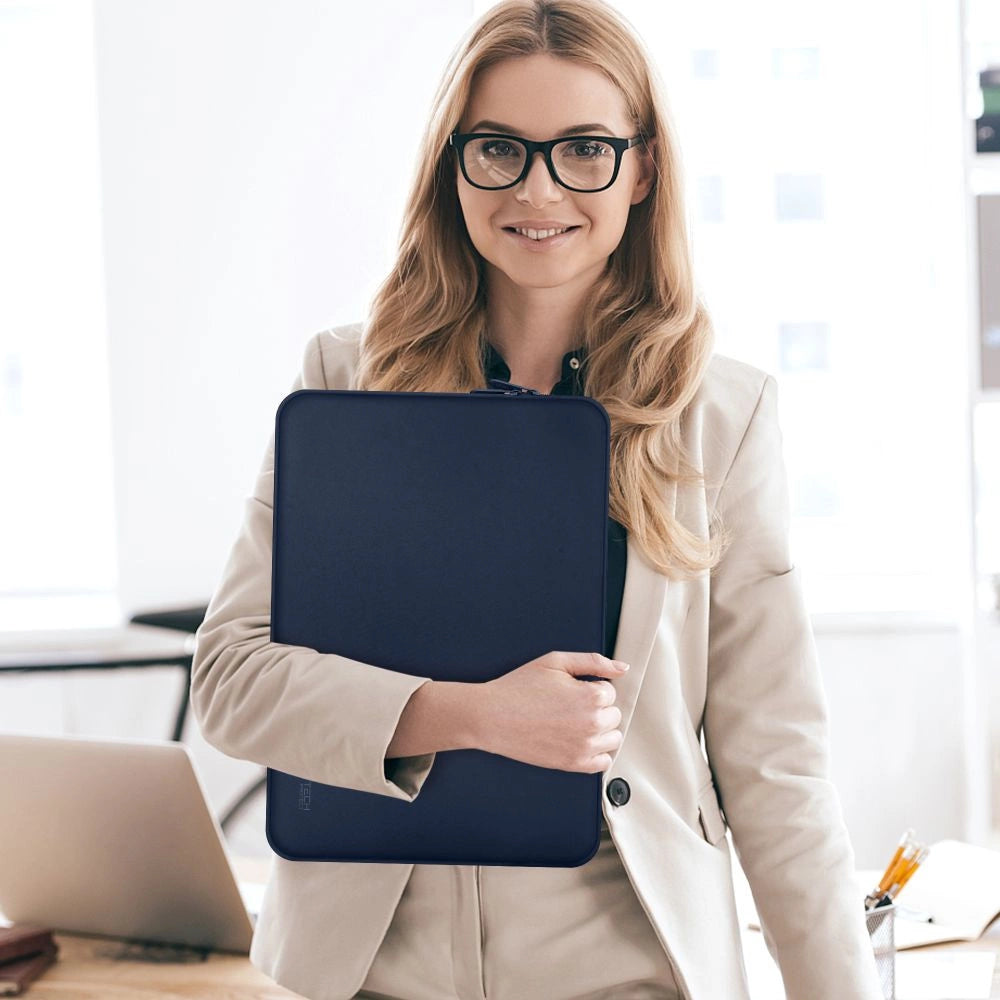 Tech-Protect Neopren Laptop Case 15-16" - Navy Blue