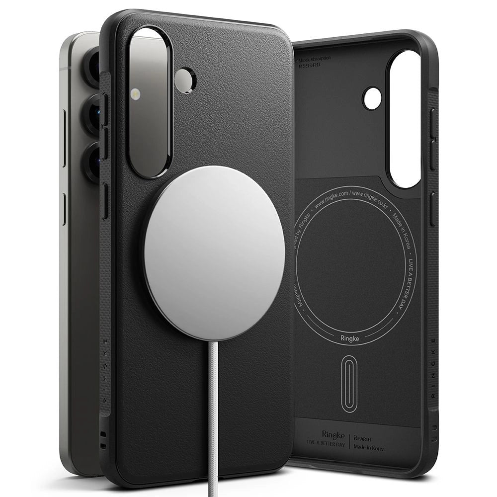 Ringke Onyx MagSafe Case til Samsung Galaxy S25 - sort