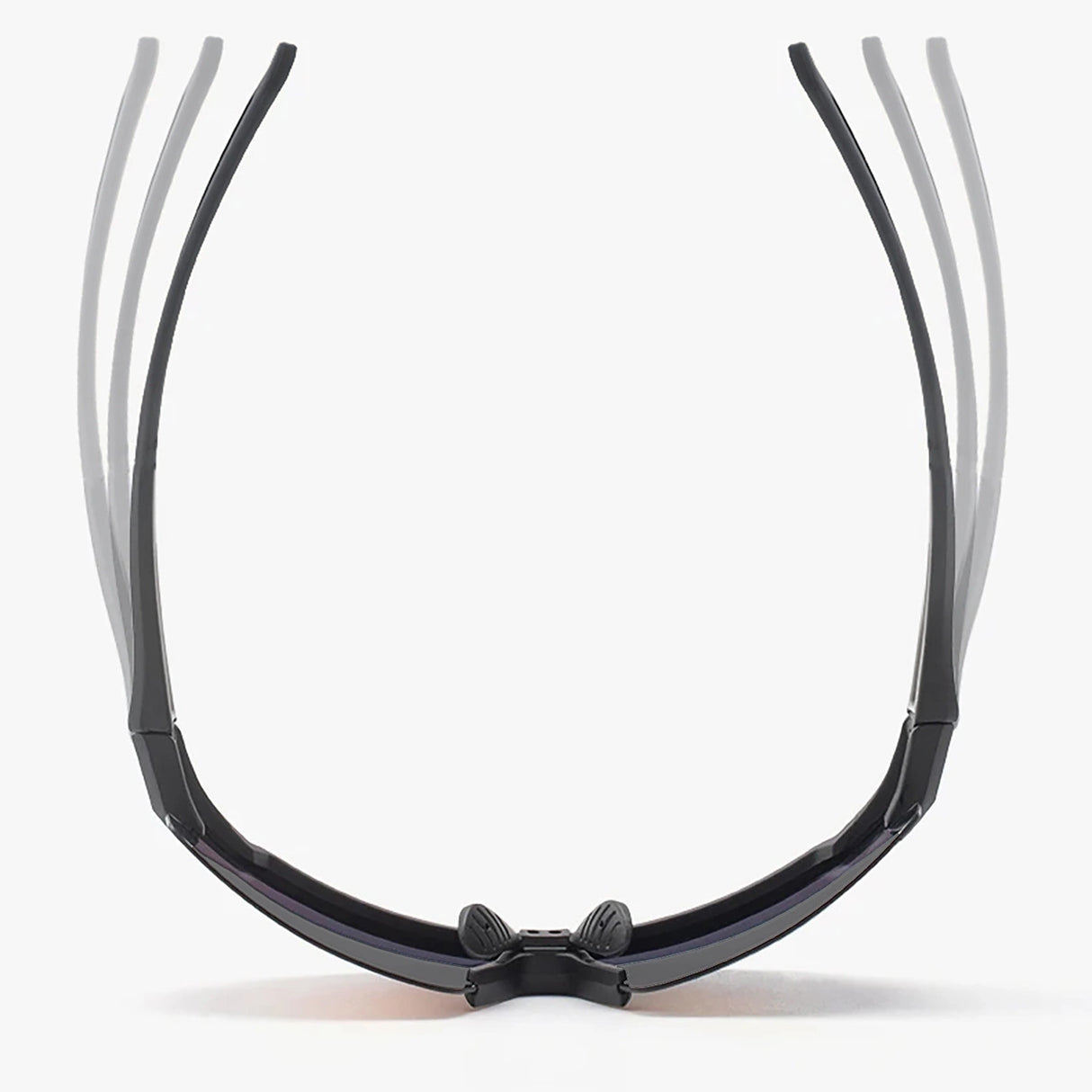 Rockbros Polariserede cykelbriller med UV-beskyttelse og korrigerende indlæg 14120008006 Grå linser - sort