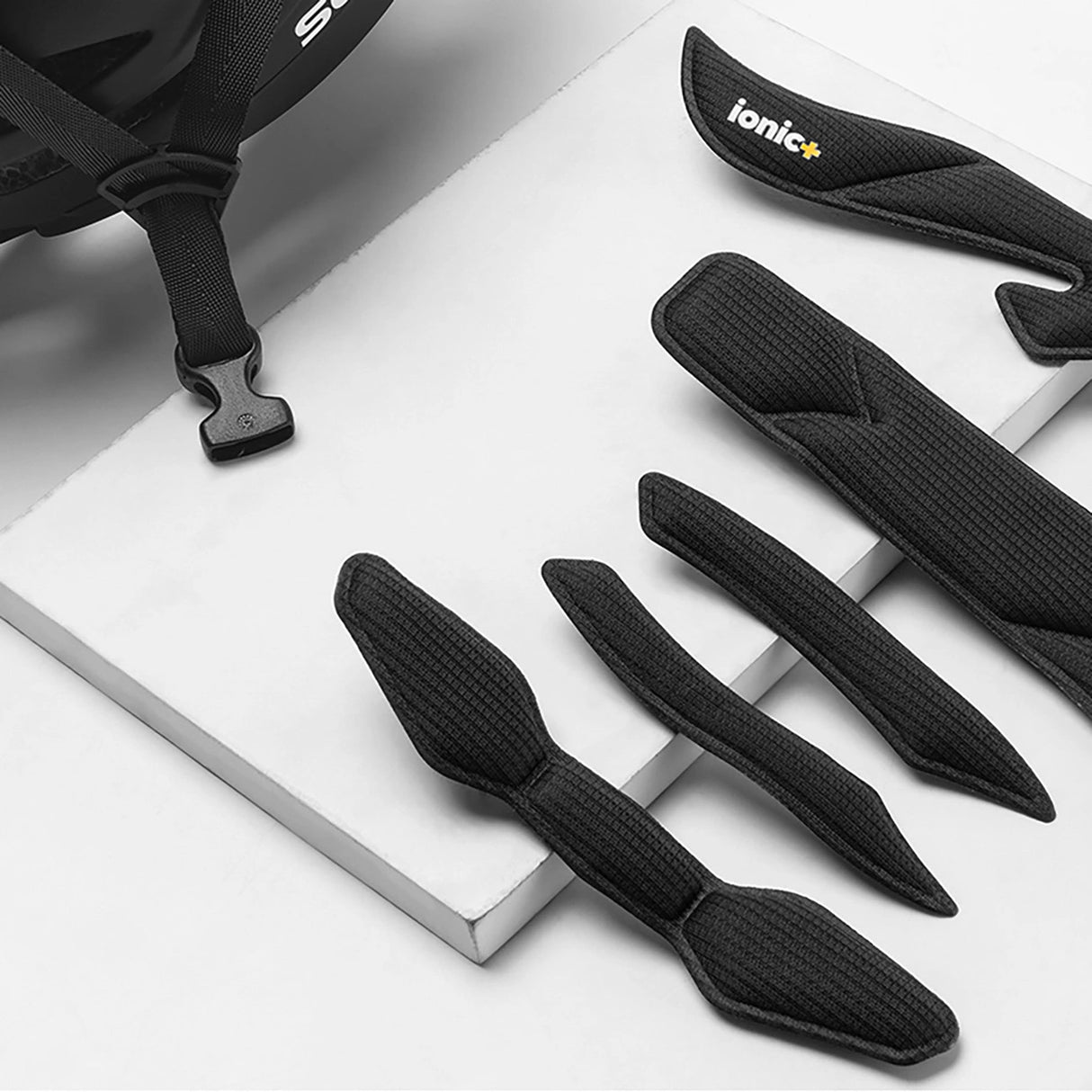 Rockbros cykelhjelm med visir, UV-beskyttelsesbriller, unisex - sort/brun