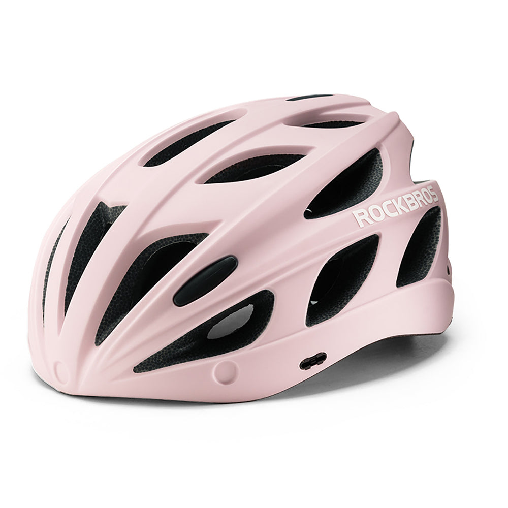 Rockbros cykelhjelm med visir, aftagelige UV-briller, aftagelige visir, unisex - pink