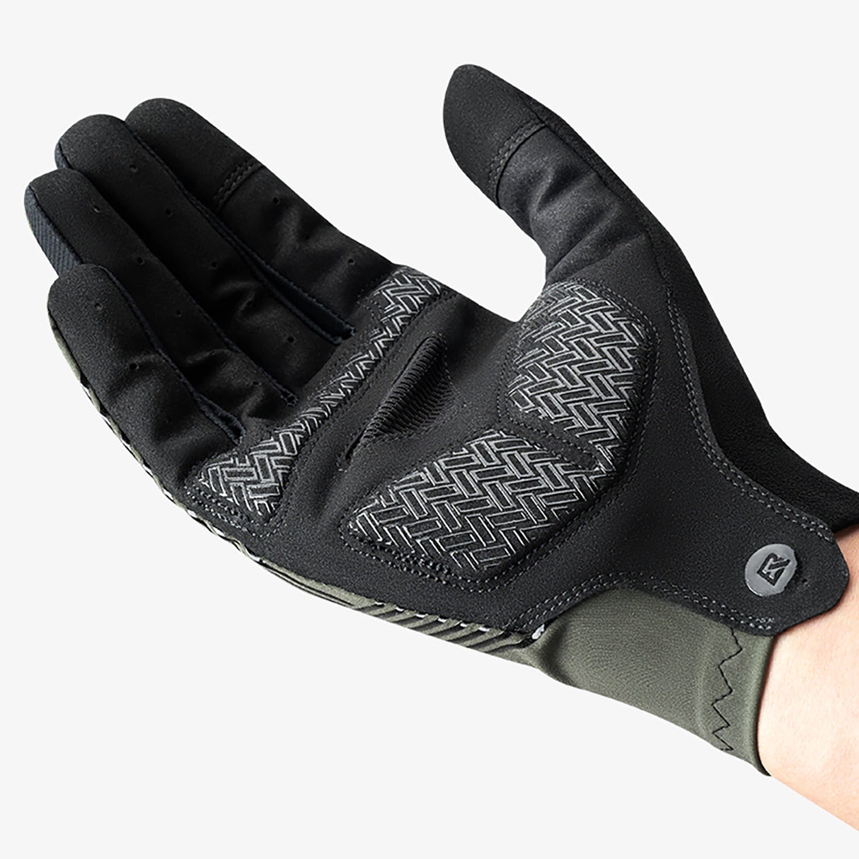 Rockbros cycling gloves spring/summer/autumn, full, size: XXL - green