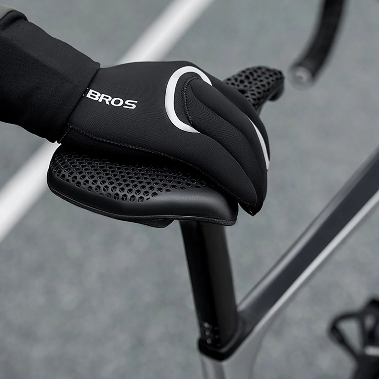 Rockbros fuld vandtætte cykelhandsker, størrelse: XXL - sort