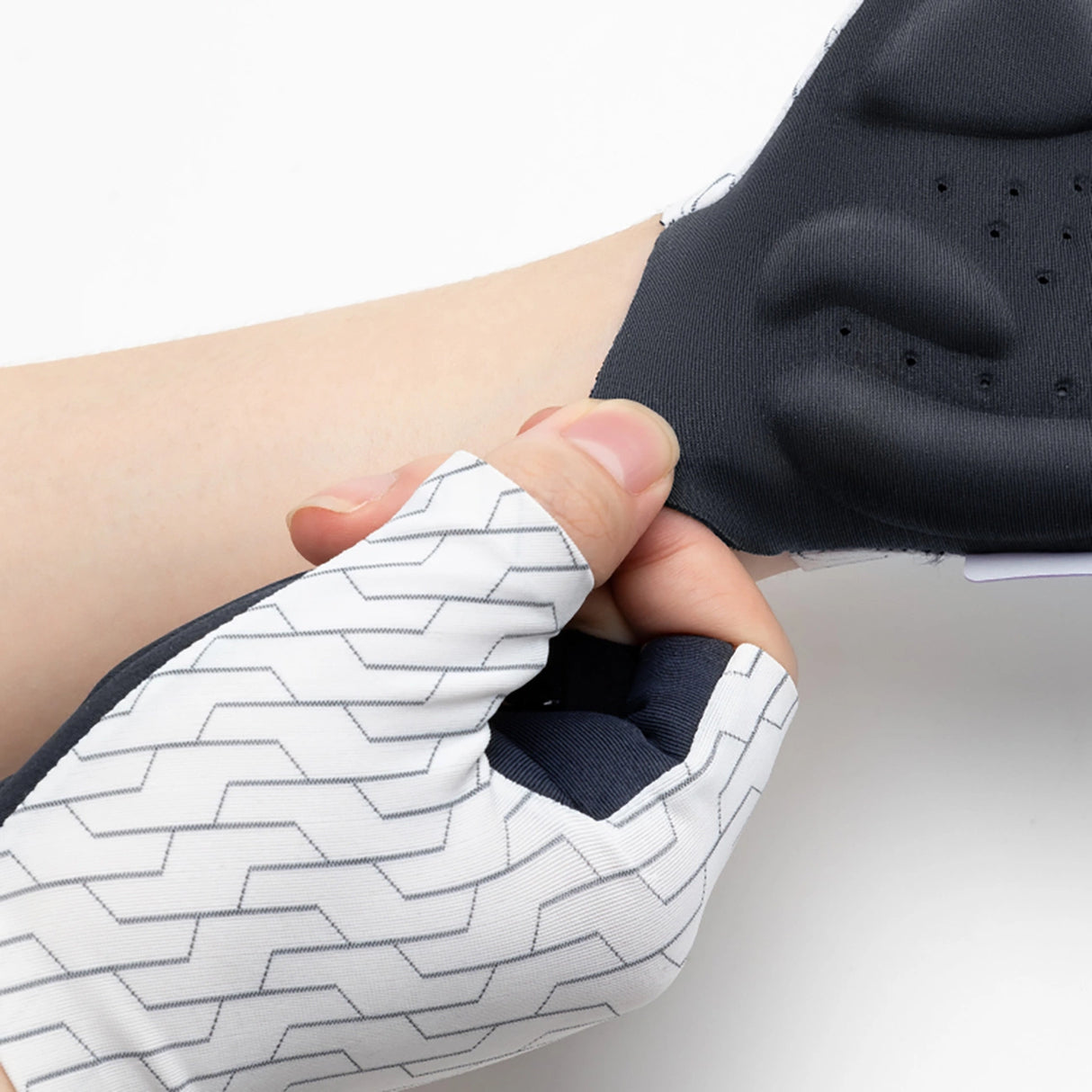 Rockbros MTB-cykelhandsker størrelse: S - hvid og sort