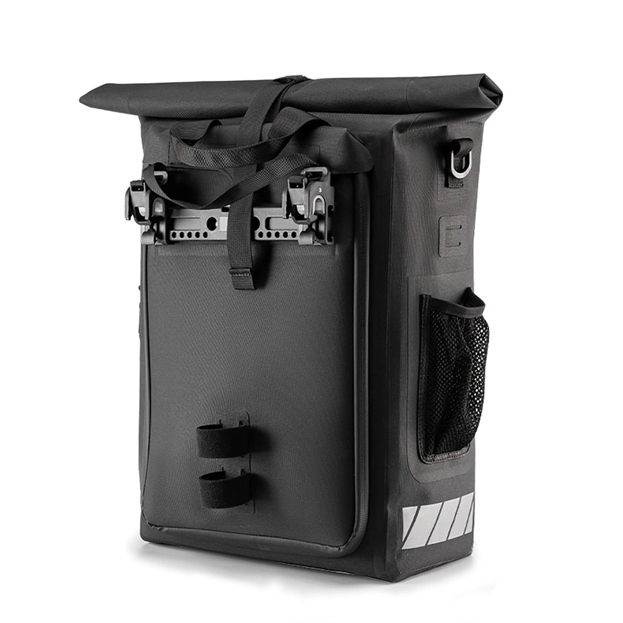 Rockbros cykeltaske med rygsækfunktion, vandtæt, med hjelmbeslag 18l - sort