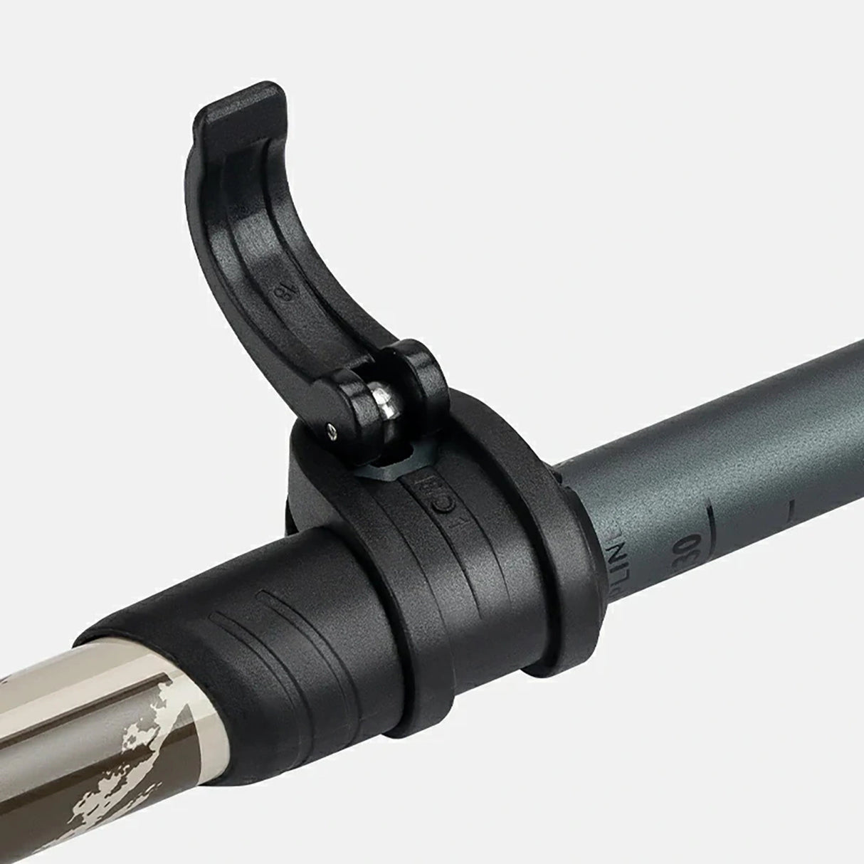 Qunature Nordic Walking Trekking Pole Aluminium 110 - 130 cm 1 stk. - Brunt