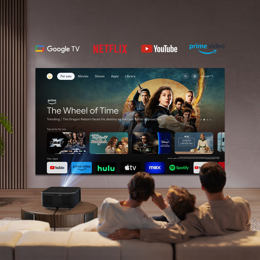 Yaber K3 Pro LCD FullHD 1080p Multimedia projektor med JBL højttalere og subwoofer - sort