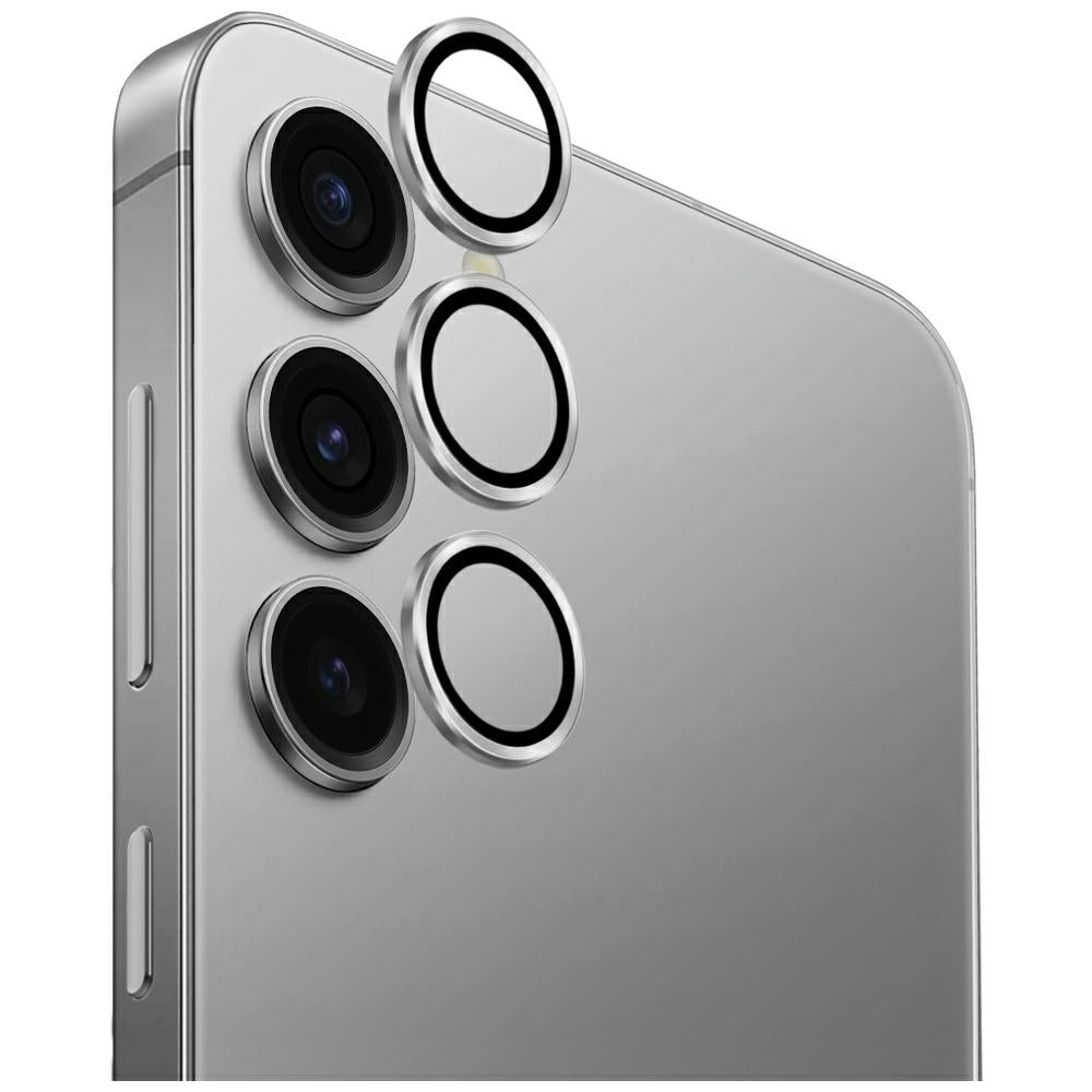 Uniq Optix Aluminium Camera Lens til Samsung Galaxy S25 - Silver