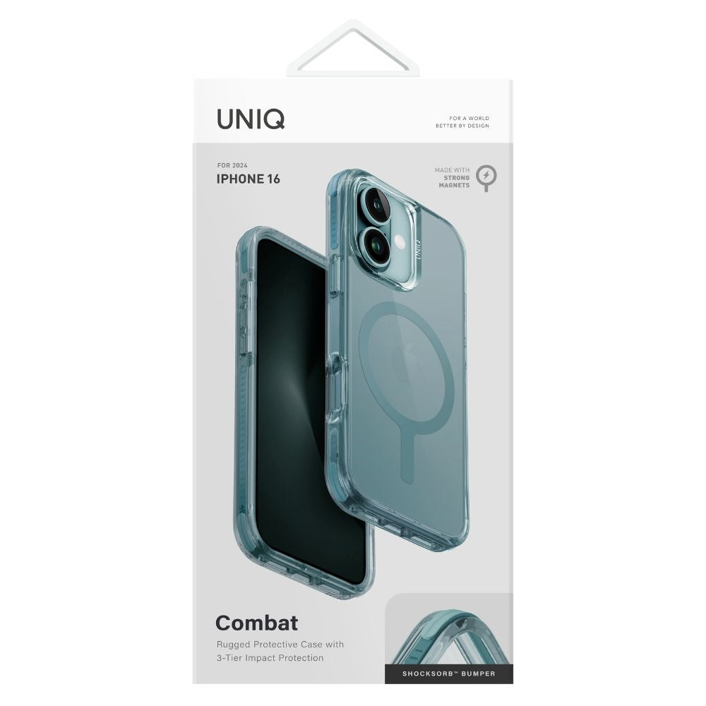 Uniq Combat MagSafe iPhone 16 6.1" Case - Grøn