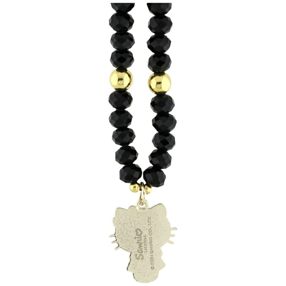 Hello Kitty Perler og Perler Kitty Charm Telefon Charm - sort