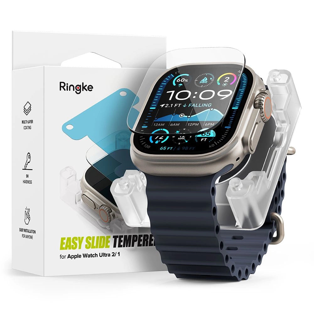 Ringke Easy Slide hærdet glas til Apple Watch Ultra 1/2 49mm - Clear