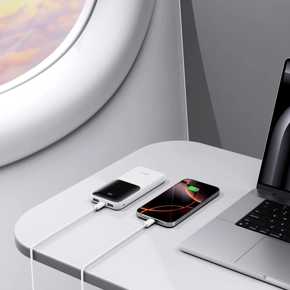 Powerbank Tech-Protect PB01 10000mAh 22,5W - hvid