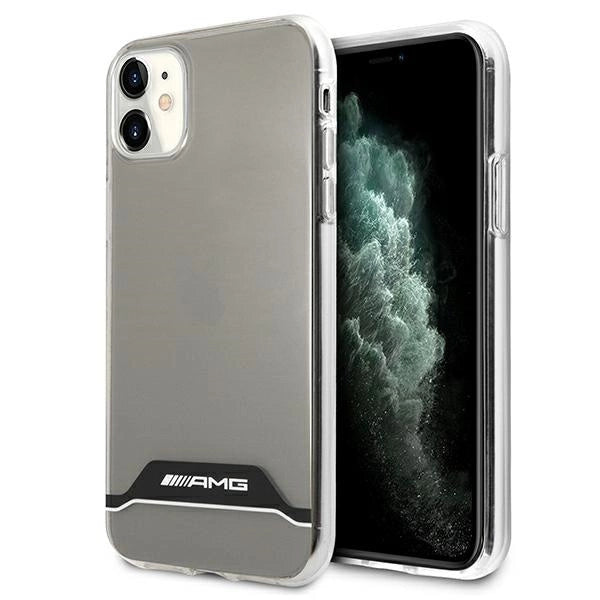 AMG Electroplate Black&White Case til iPhone 11 / XR 6.1" - Gennemsigtig