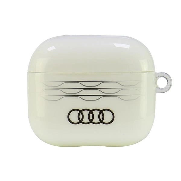 Audi IML Geometric Pattern AirPods 3 Case - hvid