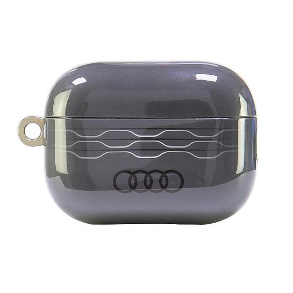 Audi IML Geometric Pattern AirPods Pro 2 Case - Grå