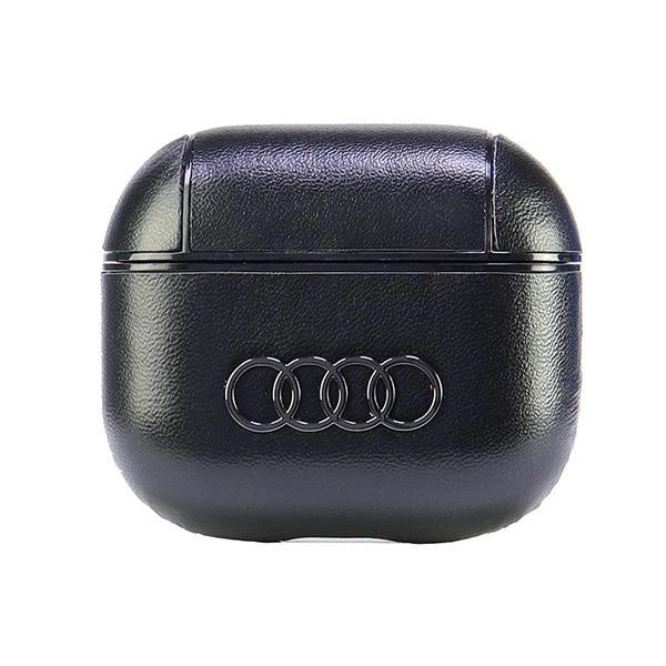 Audi læder Big Logo Case til AirPods 3 - sort