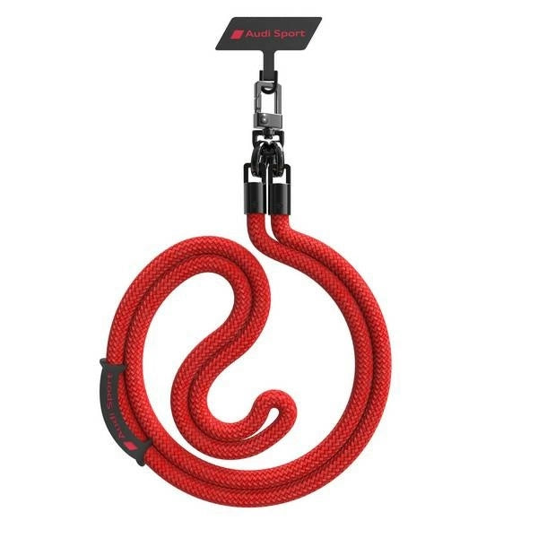Audi Crossbody Universal Leash 120 cm x 10 mm - rød