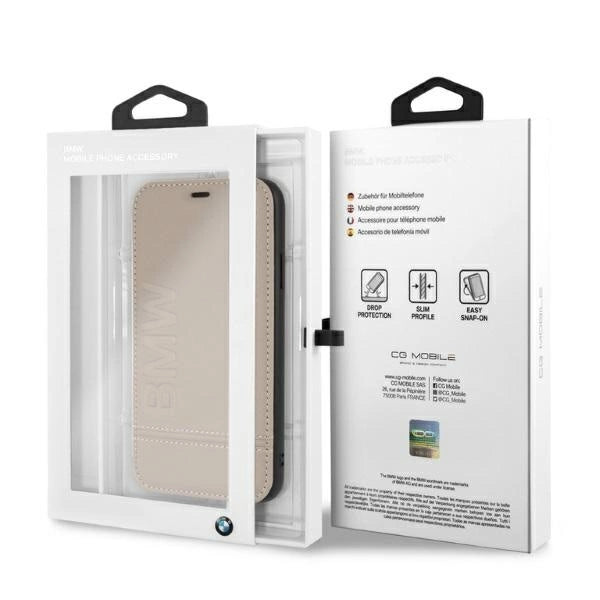BMW Logo Imprint iPhone Xr Case - Beige
