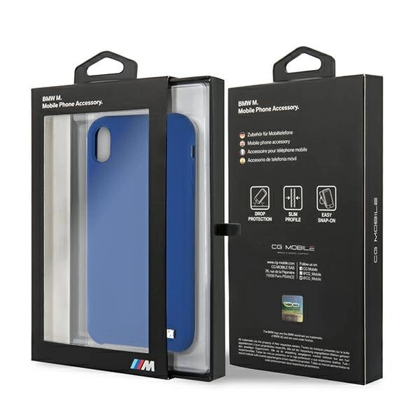 BMW Silicone M Collection iPhone Xr Case - Blå