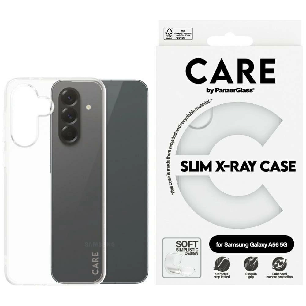 CARE af PanzerGlass Fashion X-Ray Case til Samsung Galaxy A56 5G - Transparent